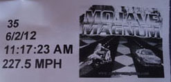 Mojave Mile speed of 208.6 MPH Hayabusa Zeitronix